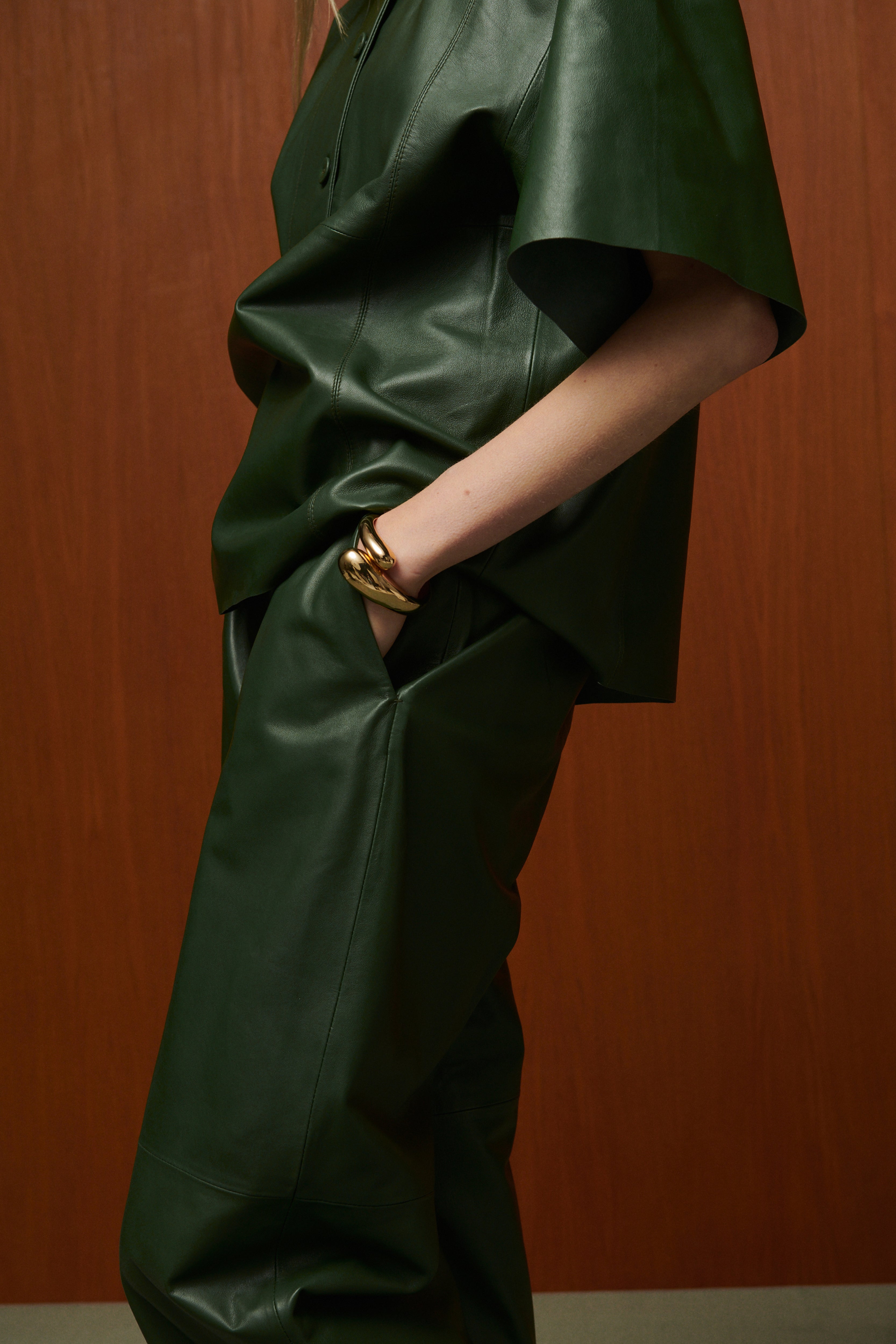 PANTALON CONRAD EN CUIR