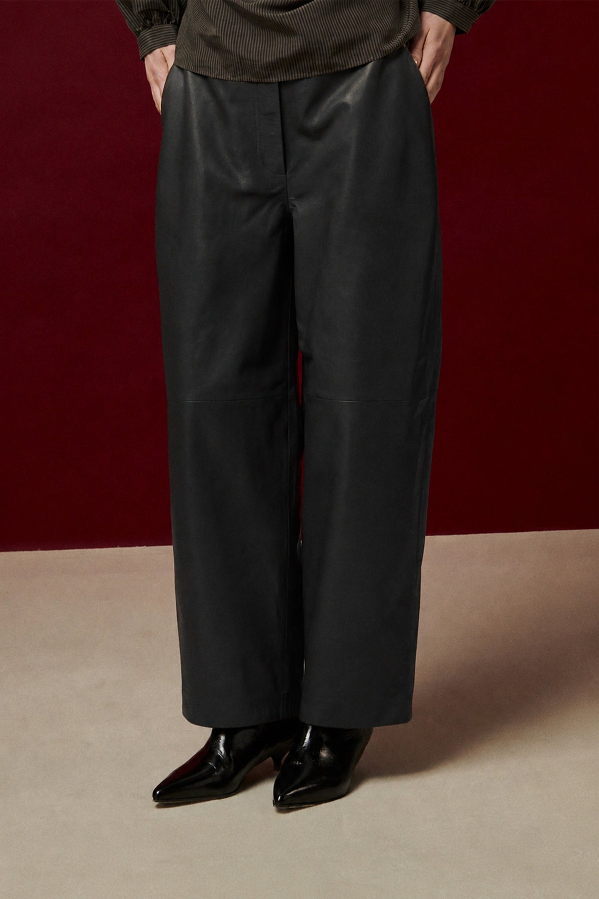 PANTALON CONRAD EN CUIR