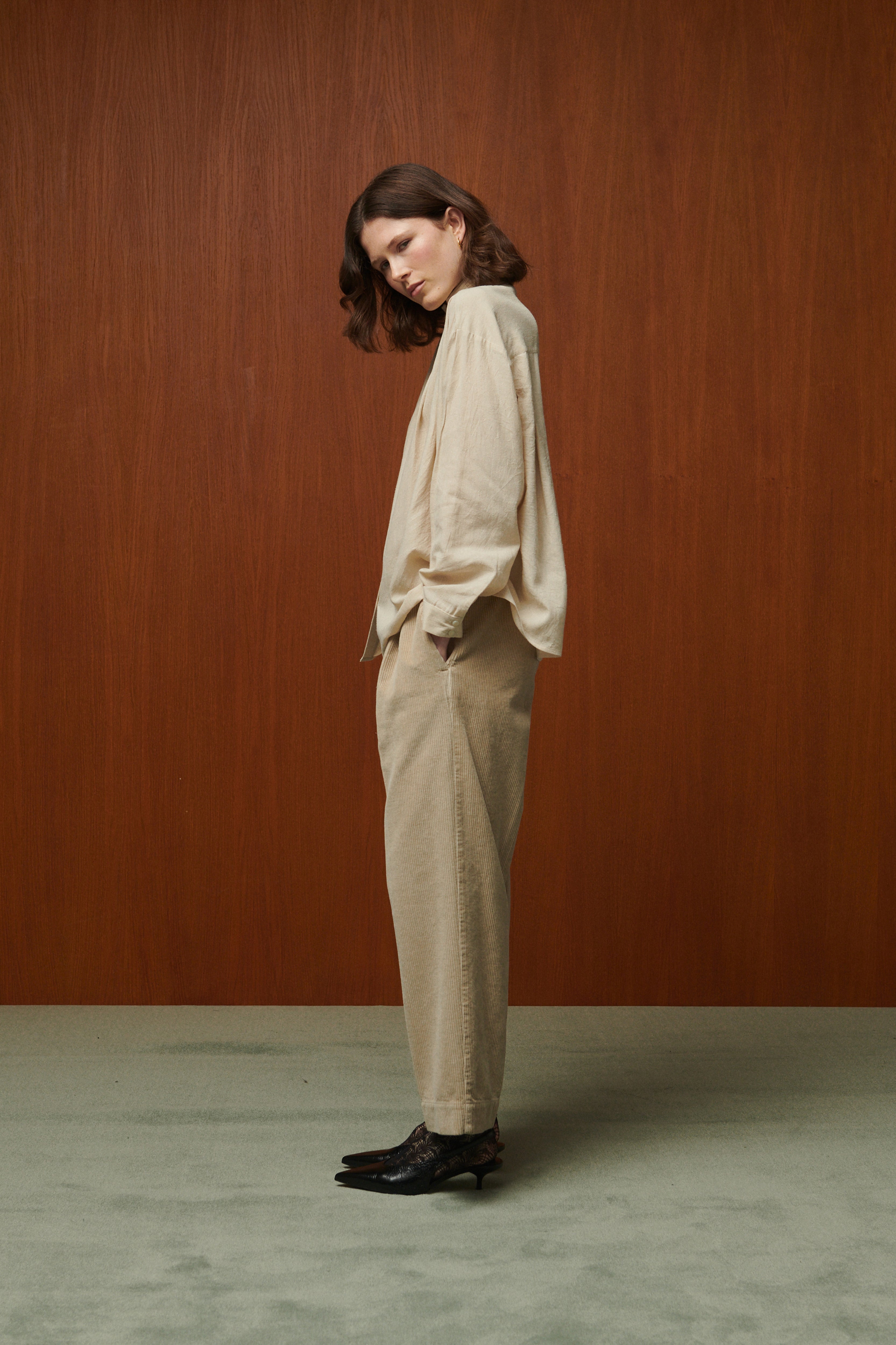 BLOUSE LEE EN BOURETTE DE SOIE