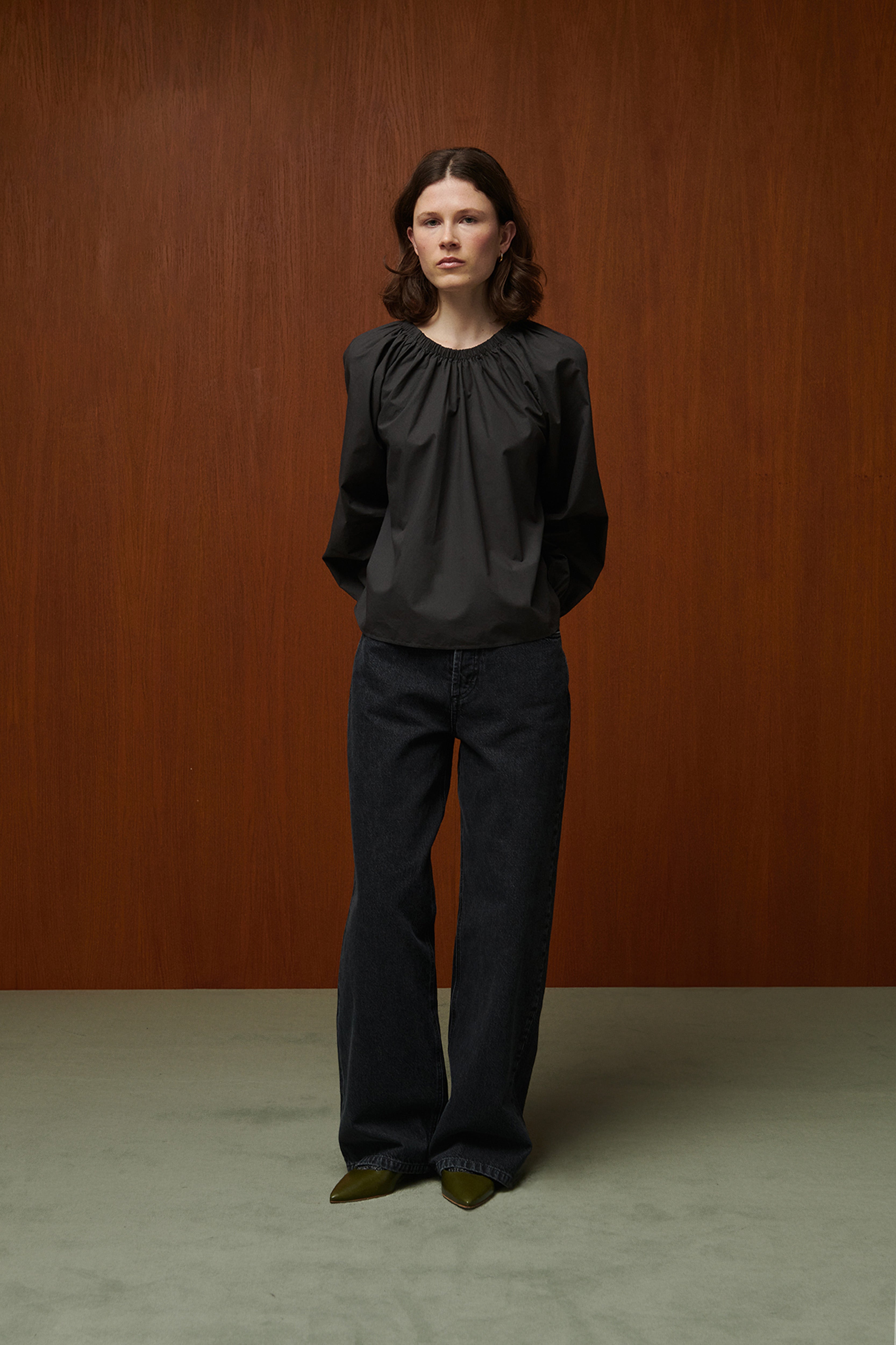 BLOUSE GUILLIAN EN POPELINE DE COTON