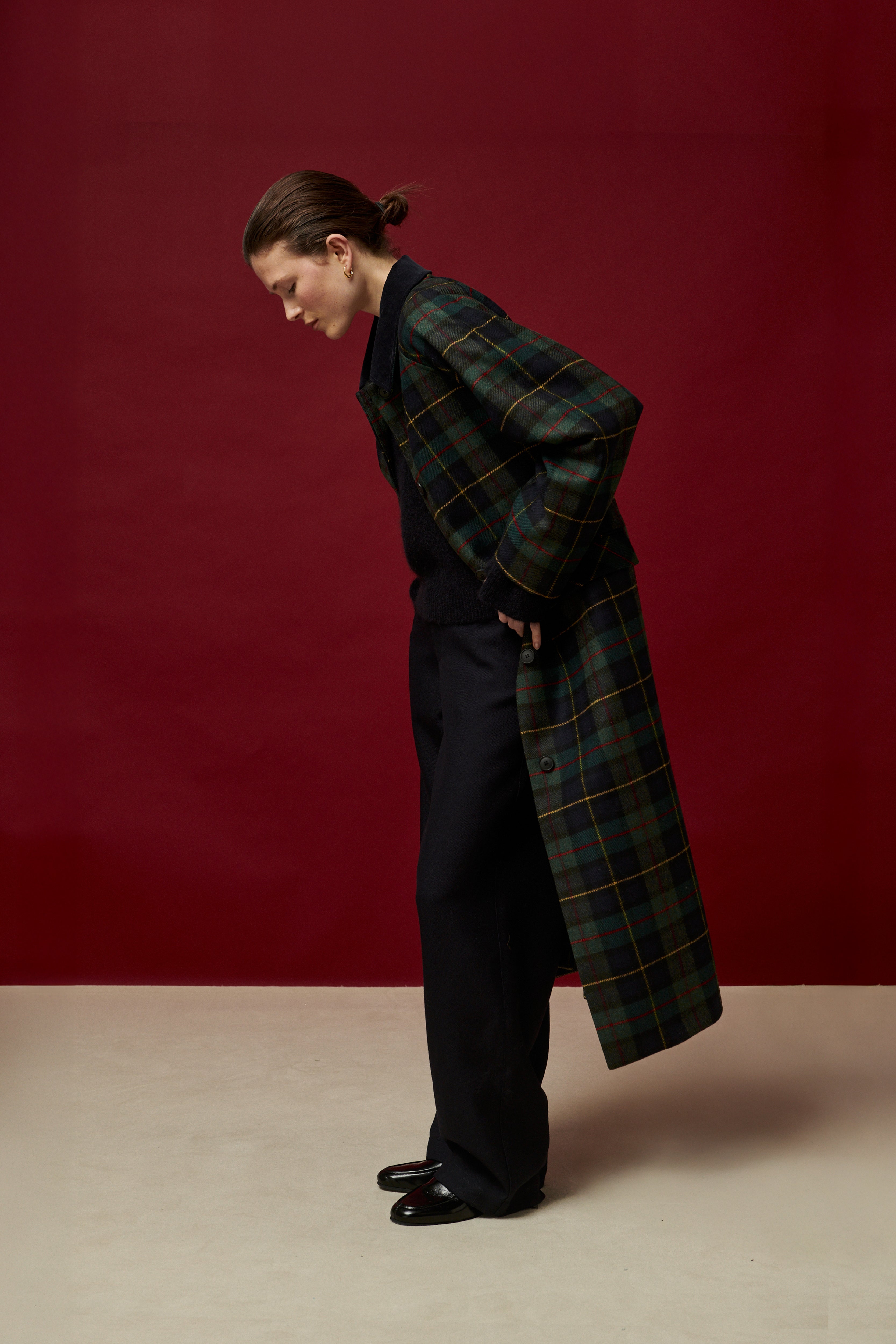 MANTEAU COOPER EN TARTAN