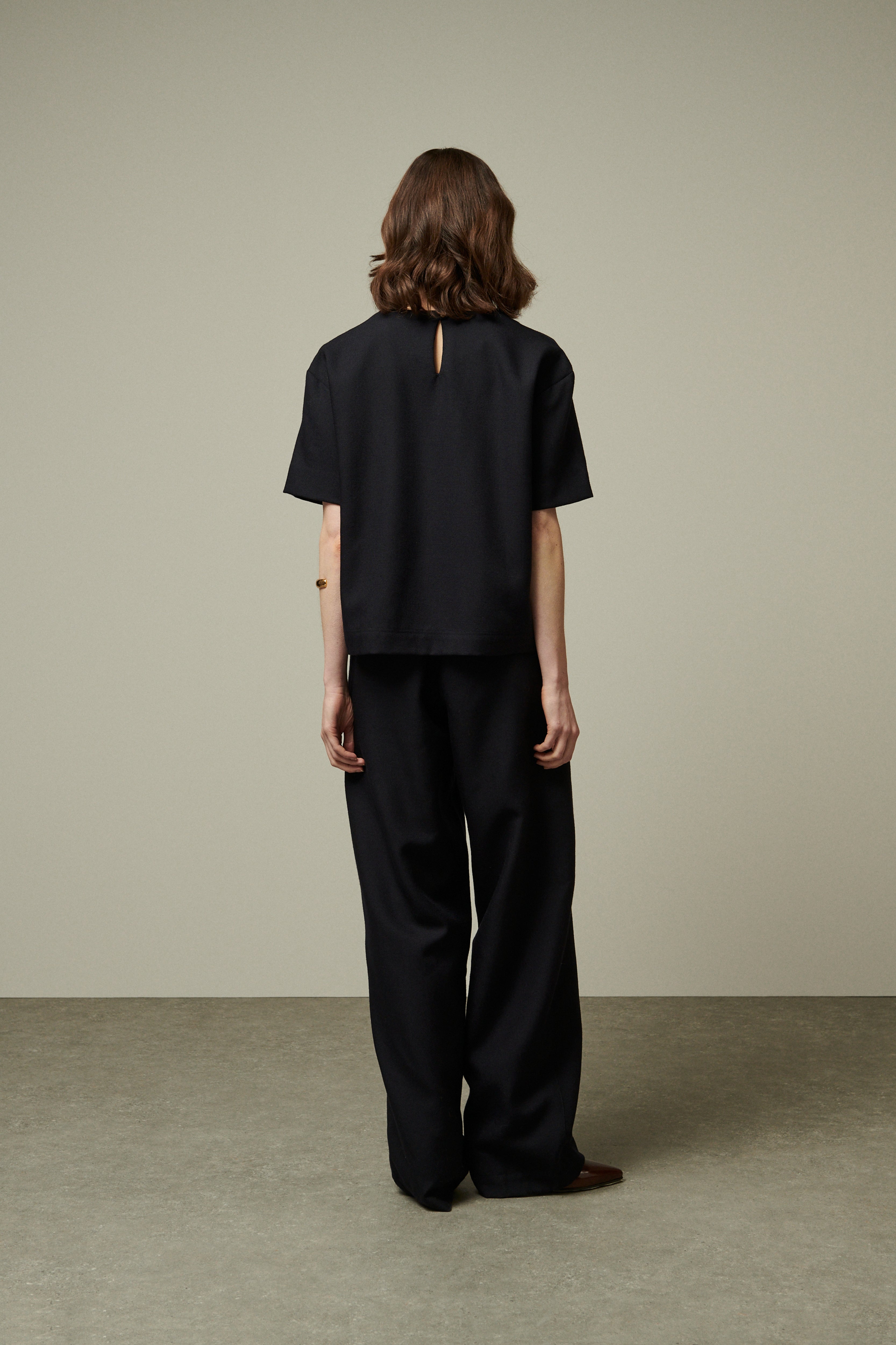 PANTALON CARRY EN LAINE VIERGE