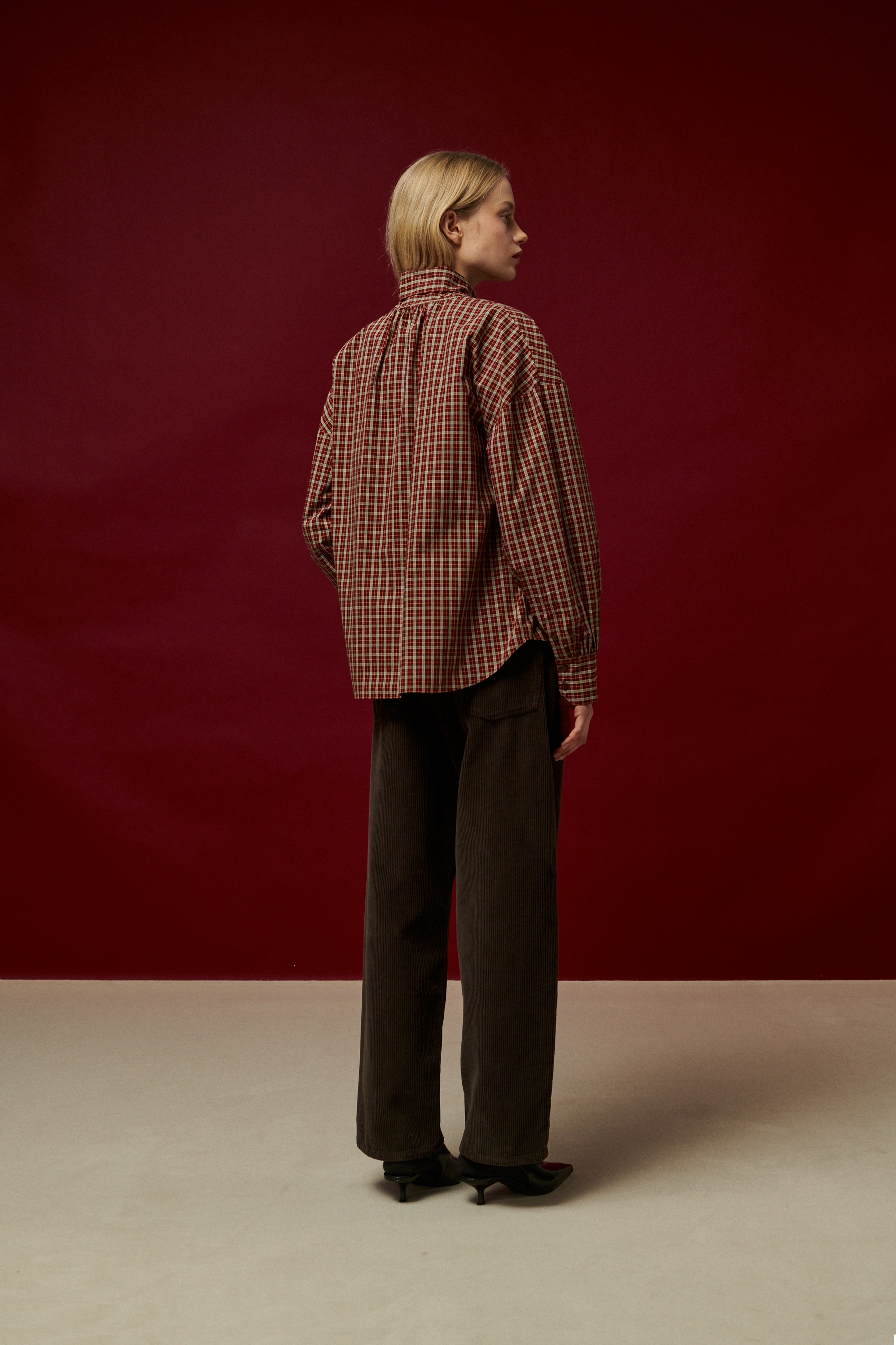 BLOUSE TOM A CARREAUX