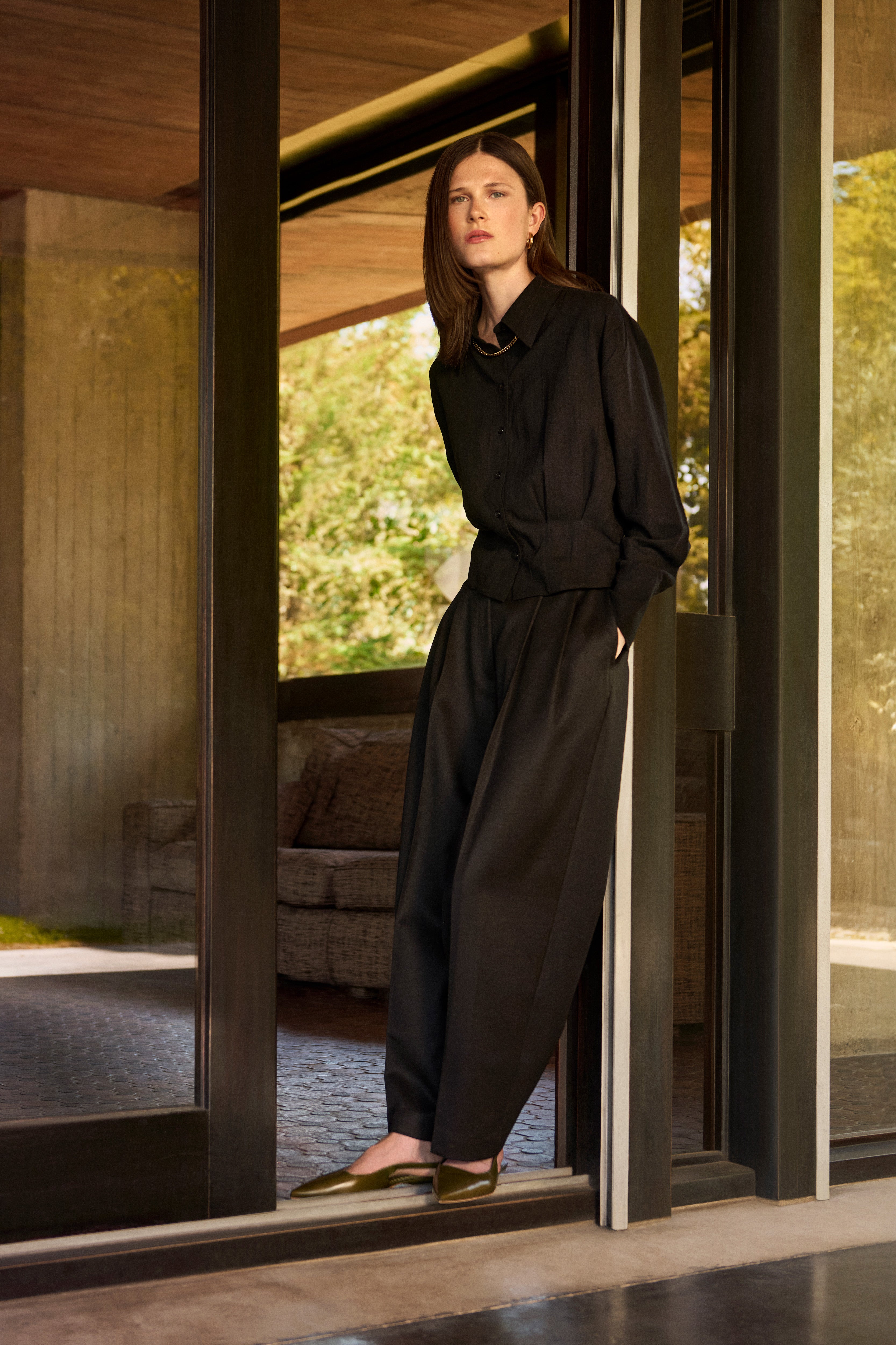 PANTALON CONRAD EN LAINE FROIDE