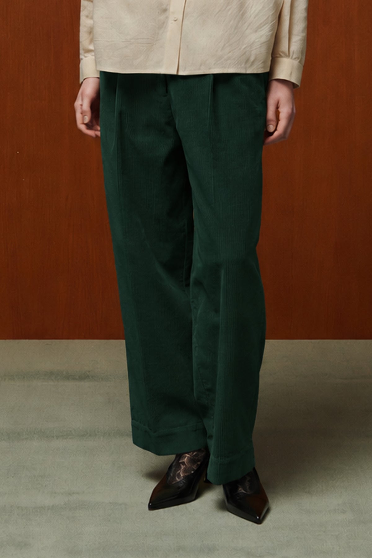 PANTALON CONRAD EN VELOURS