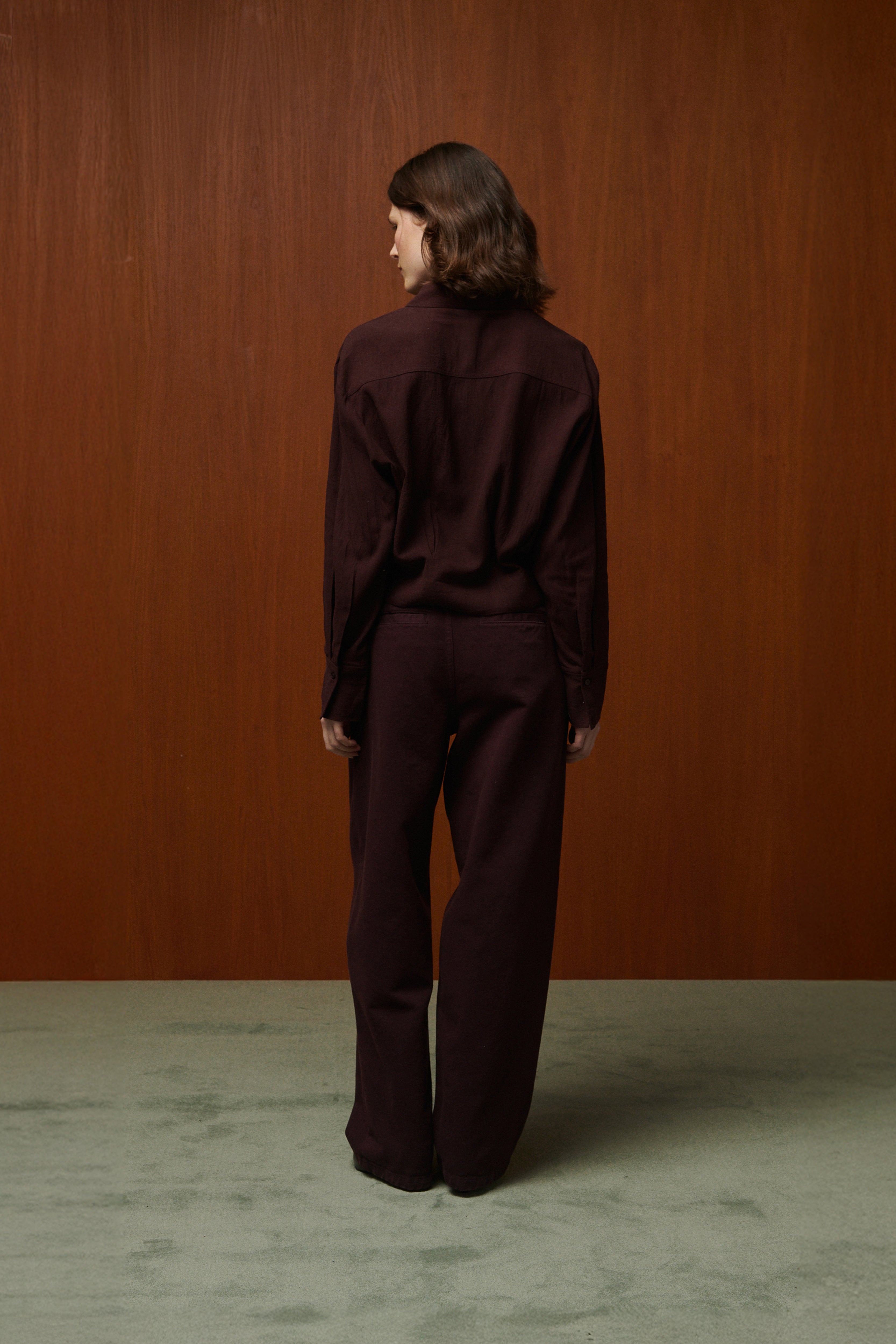 CHEMISE IDRIS EN BOURETTE DE SOIE