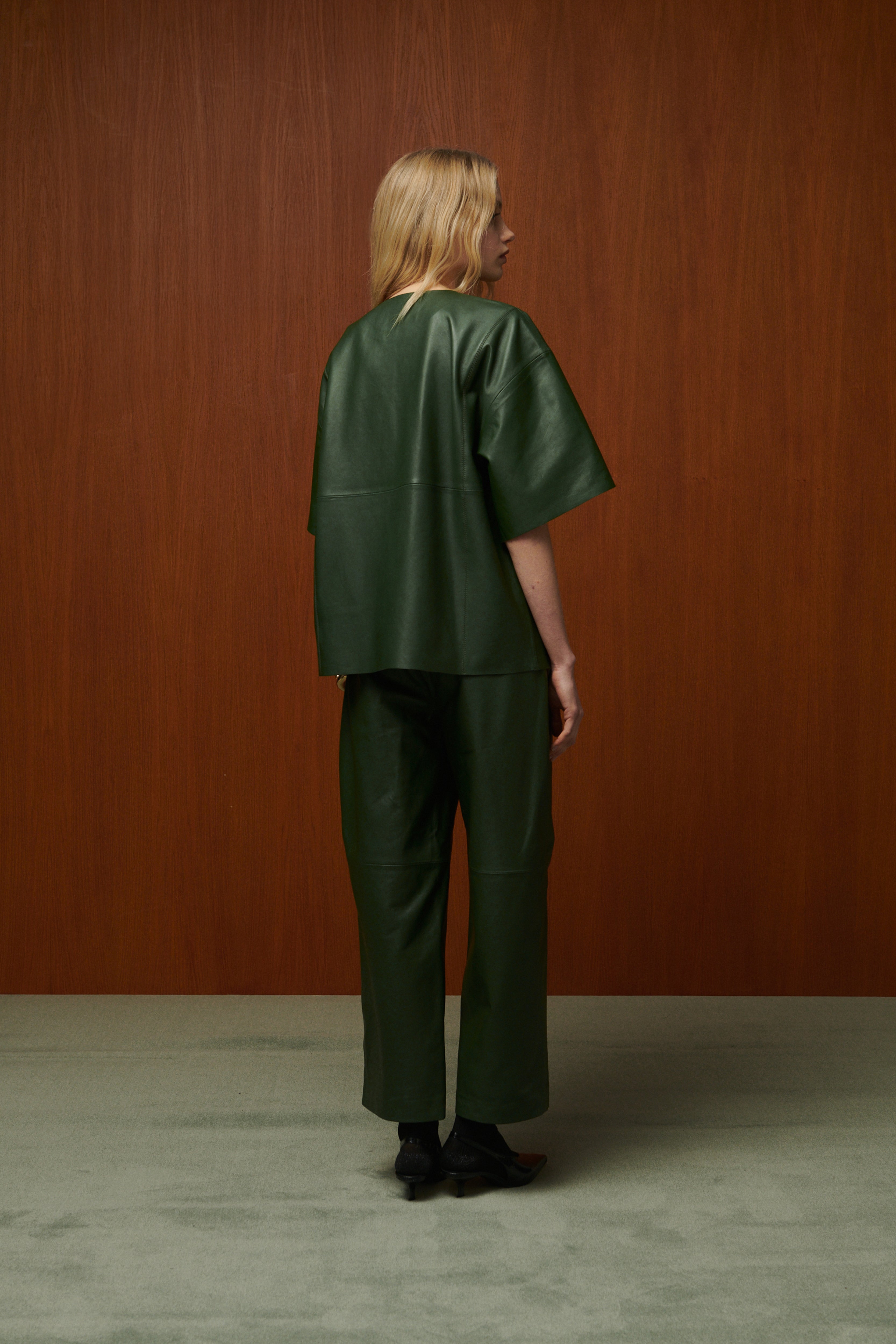 TOP COLINS EN CUIR