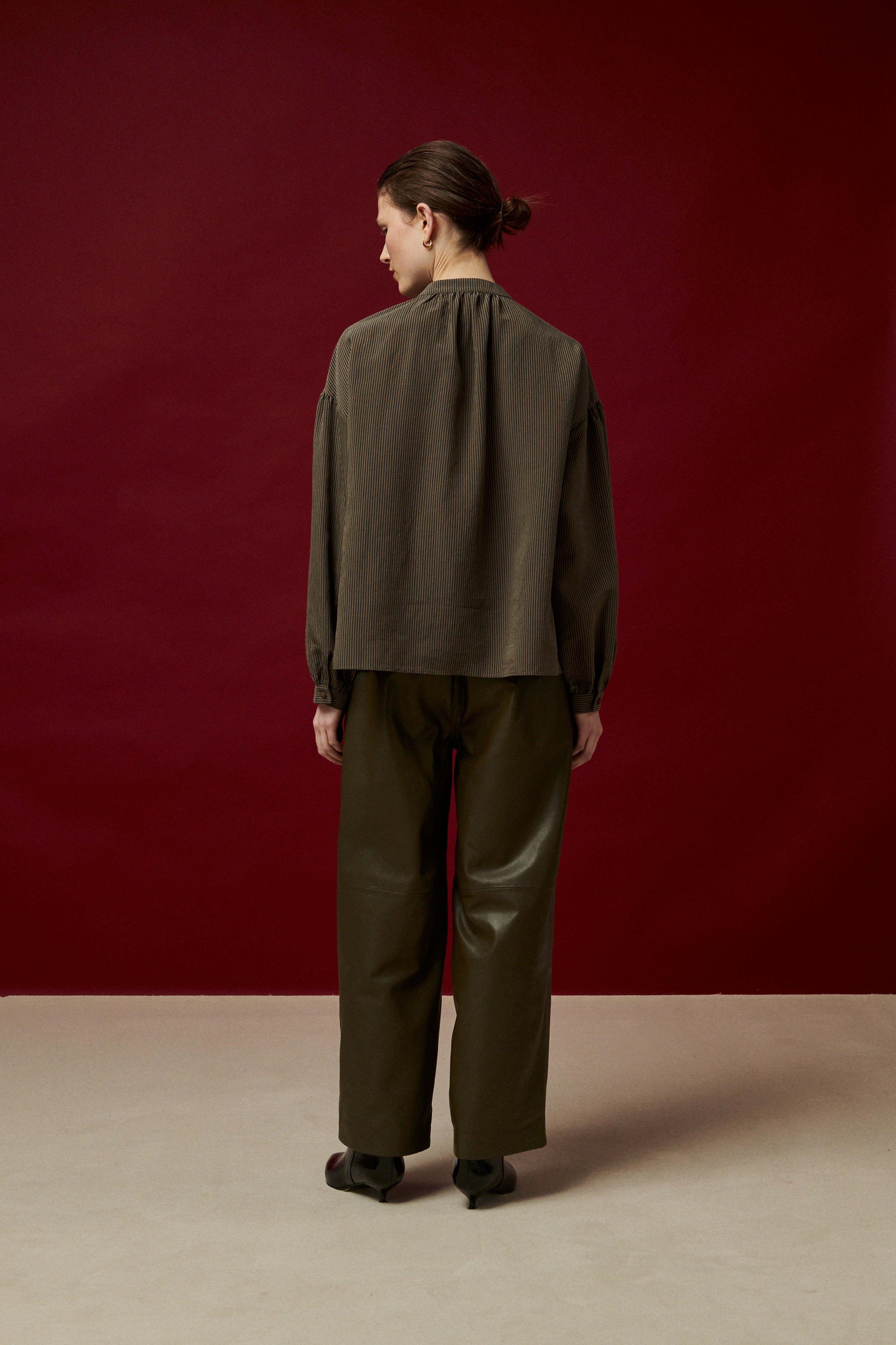 BLOUSE COURTNEY A FINES RAYURES