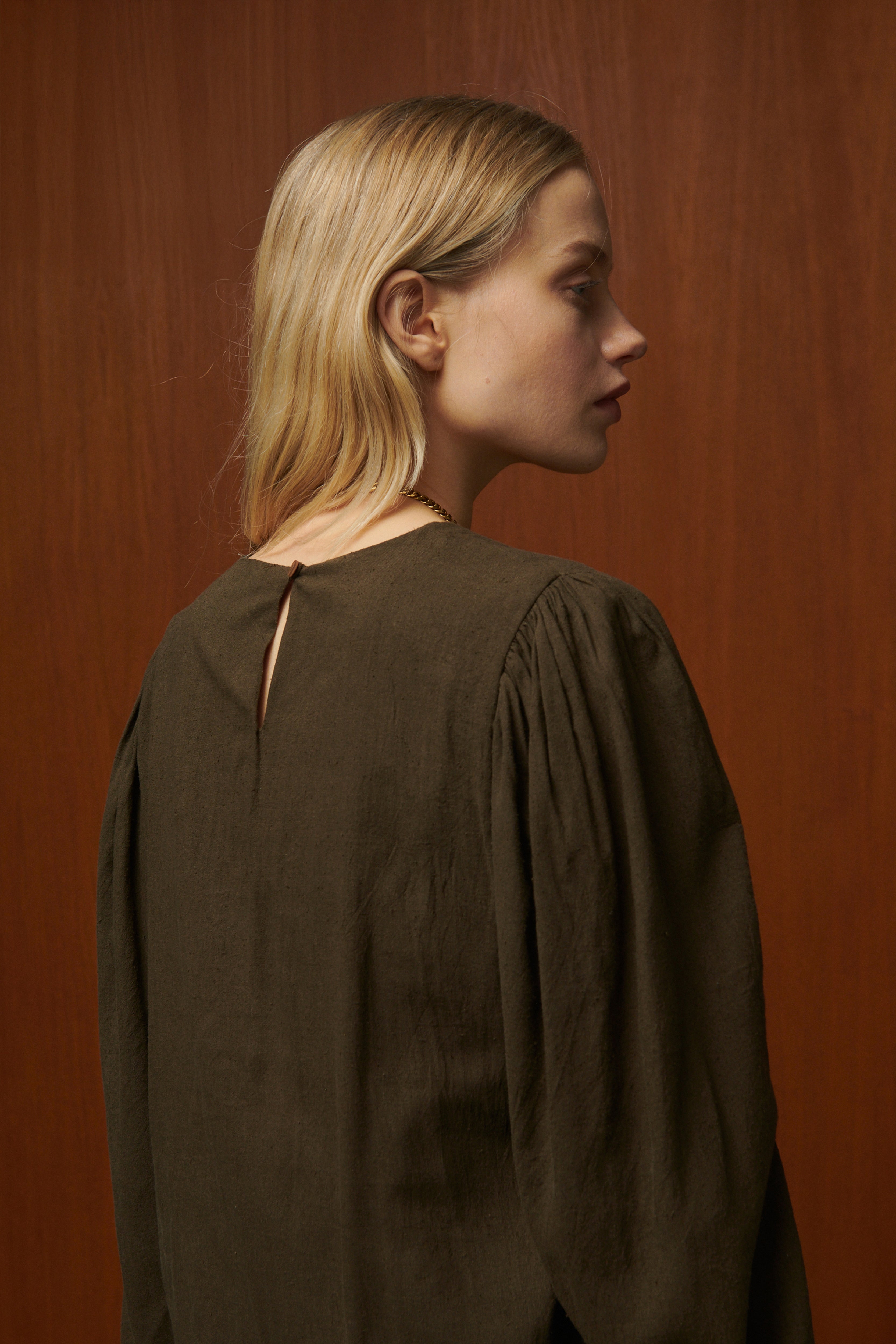 BLOUSE MONICA EN BOURETTE DE SOIE