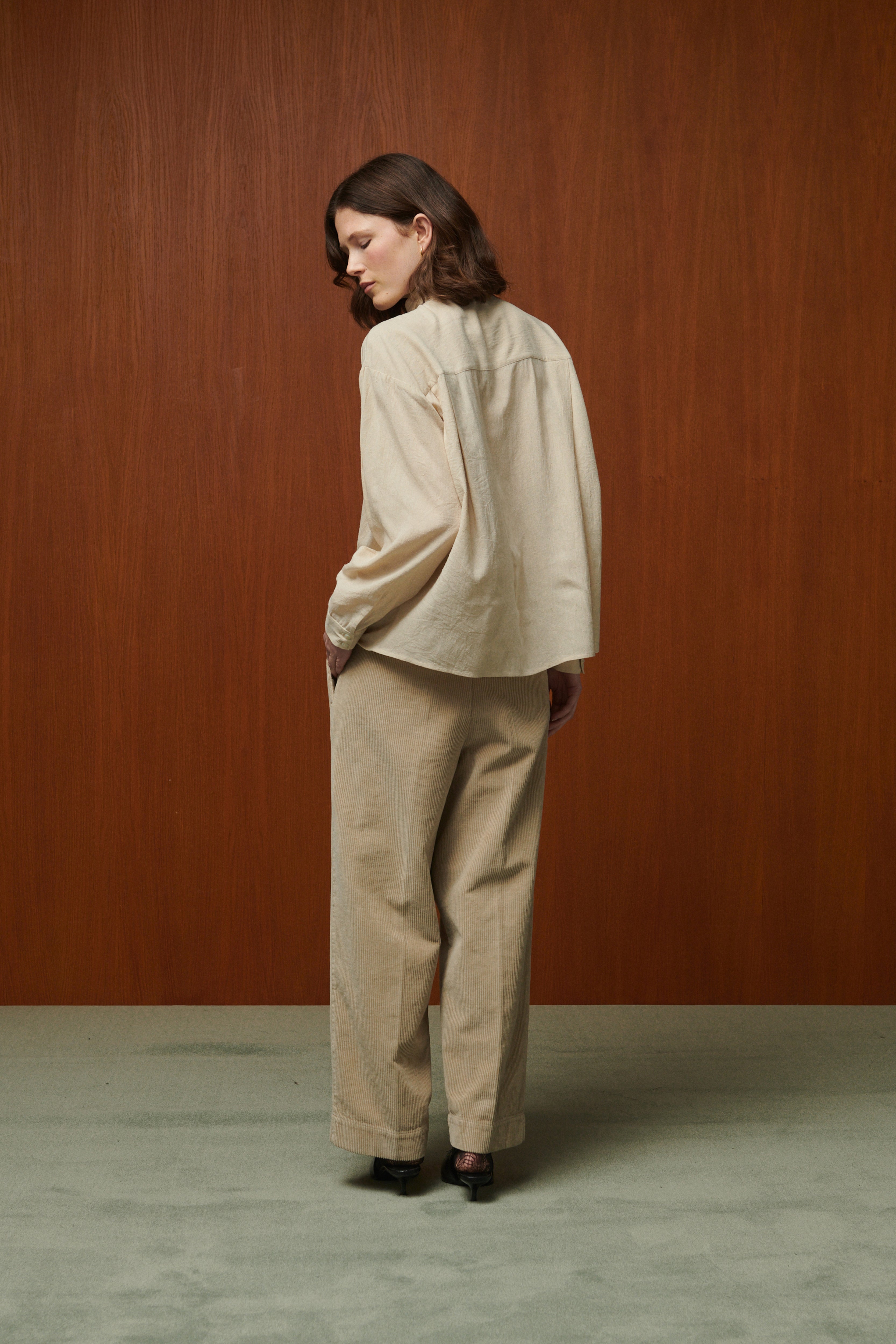 BLOUSE LEE EN BOURETTE DE SOIE