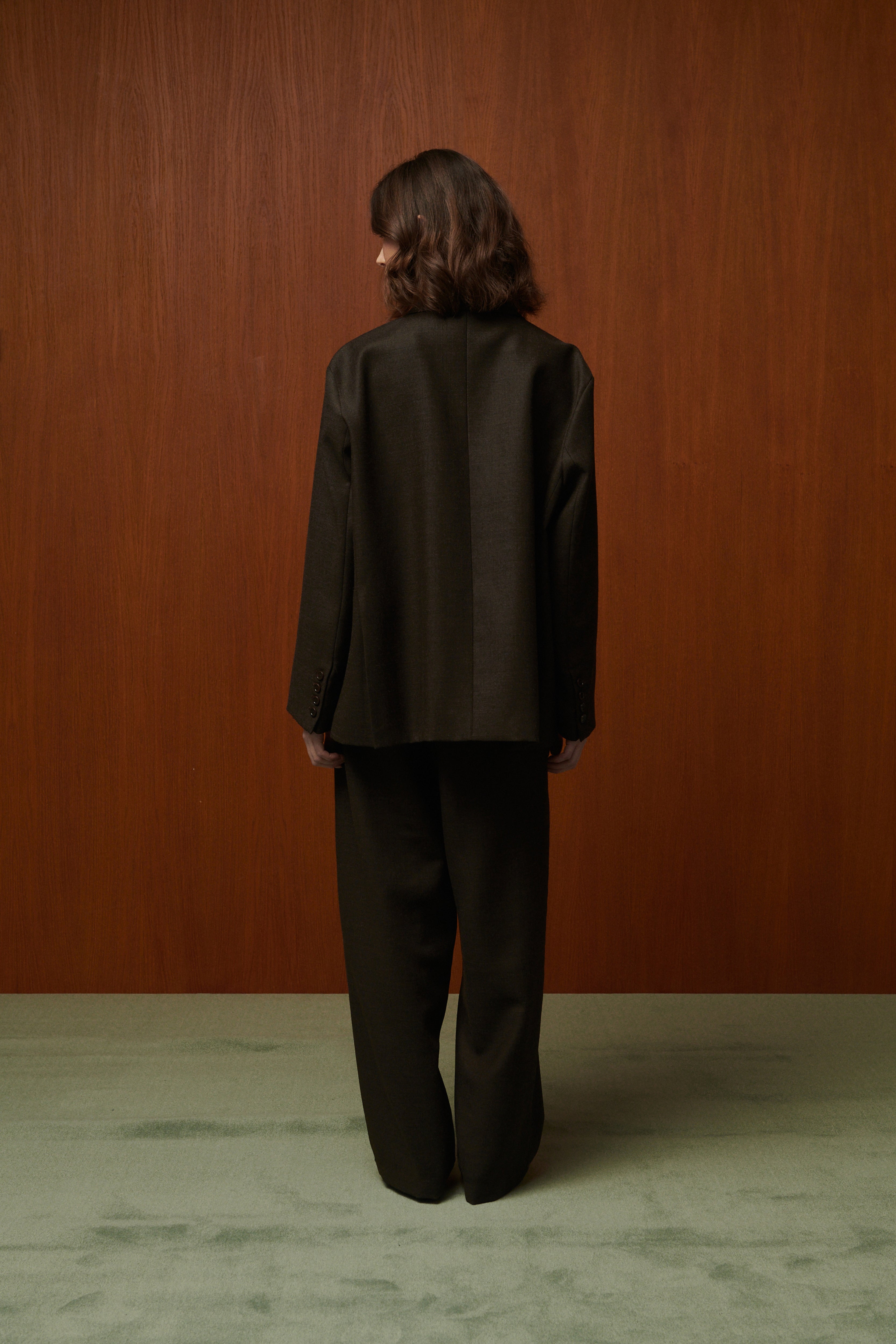 VESTE LONDON OVERSIZE EN LAINE VIERGE