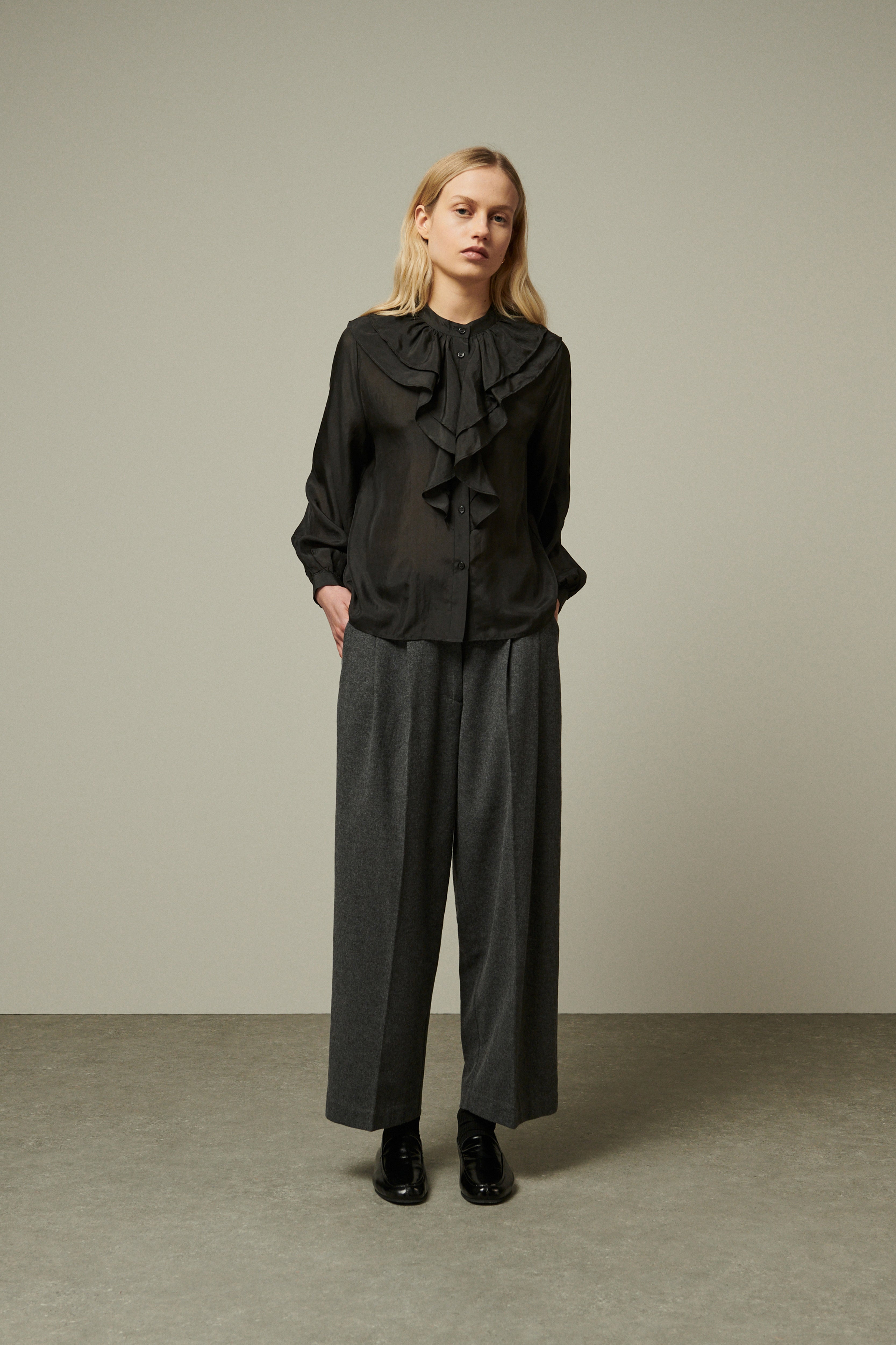 CONRAD FLANNEL TROUSERS