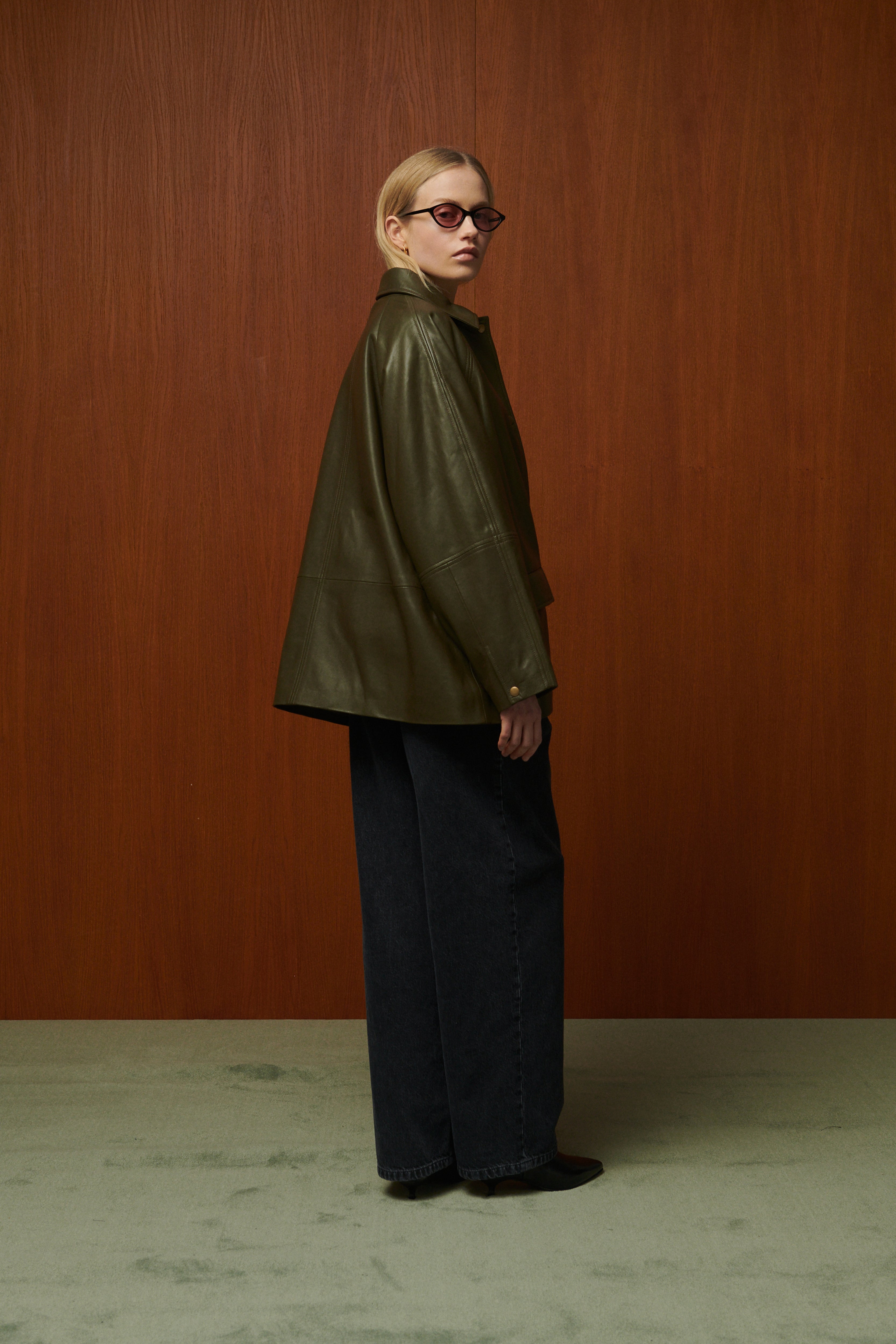 VESTE PARKER EN CUIR