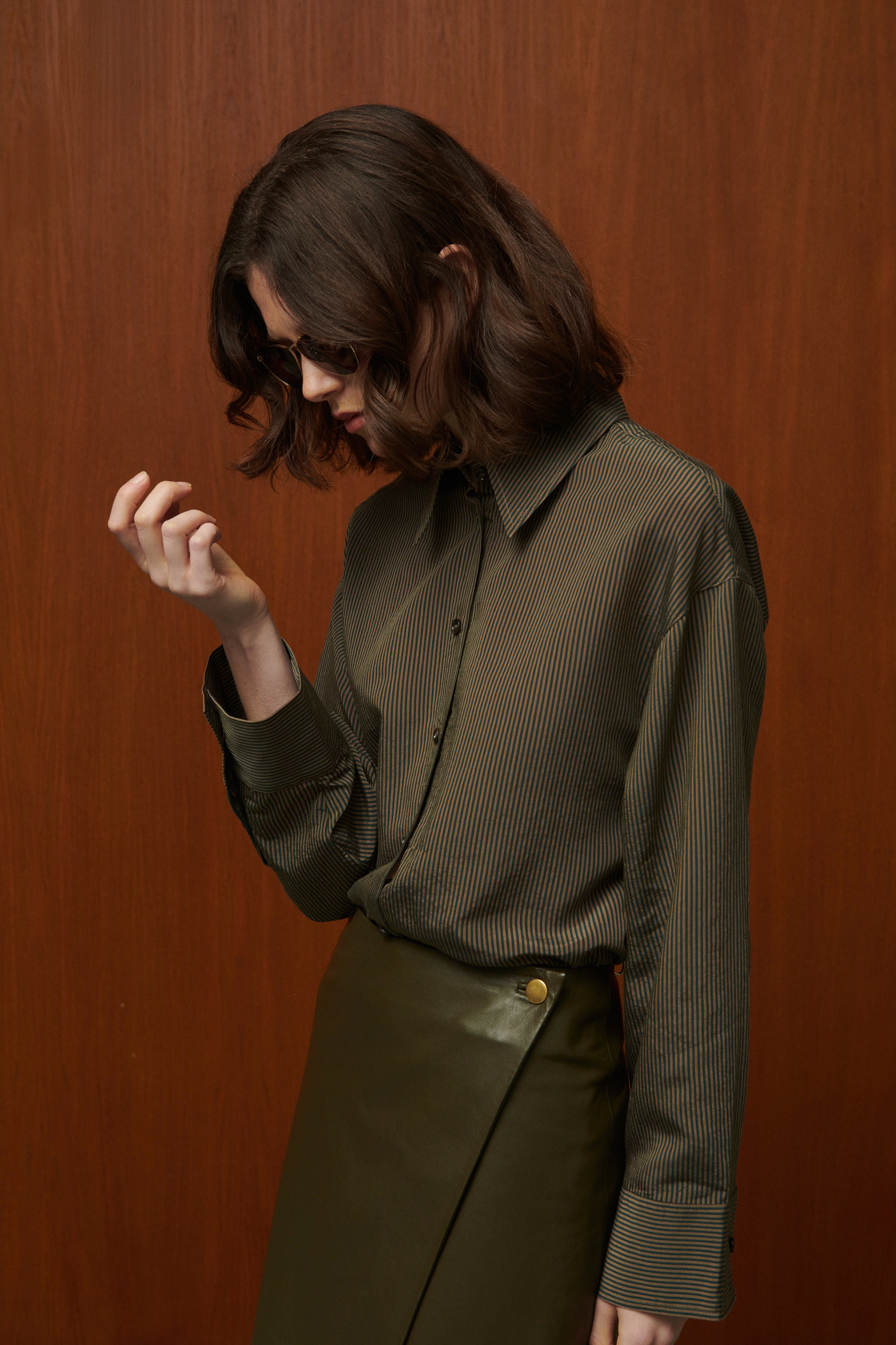 CHEMISE ELIOT A FINES RAYURES