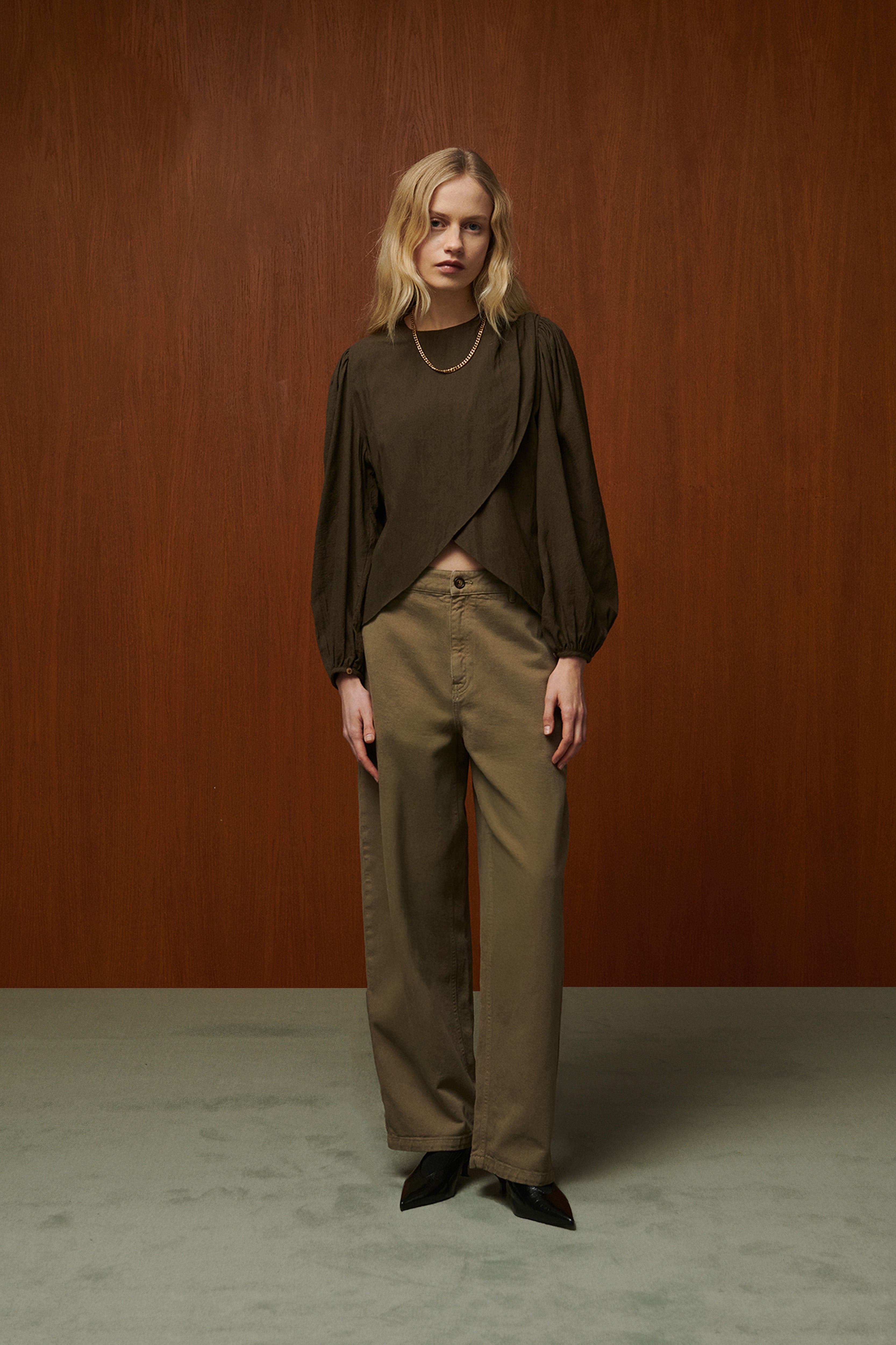 BLOUSE MONICA EN BOURETTE DE SOIE