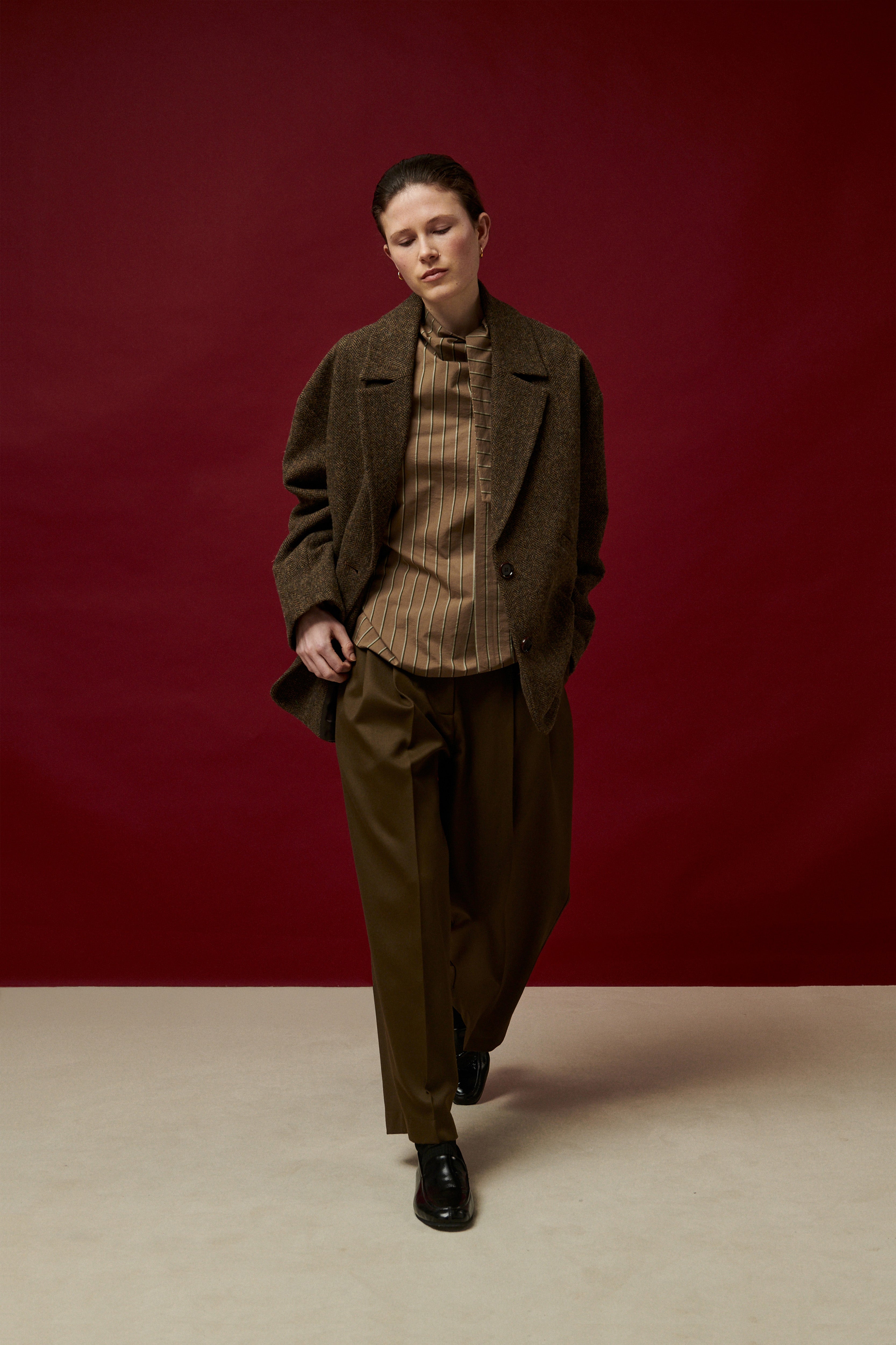 PANTALON CONRAD EN LAINE FROIDE