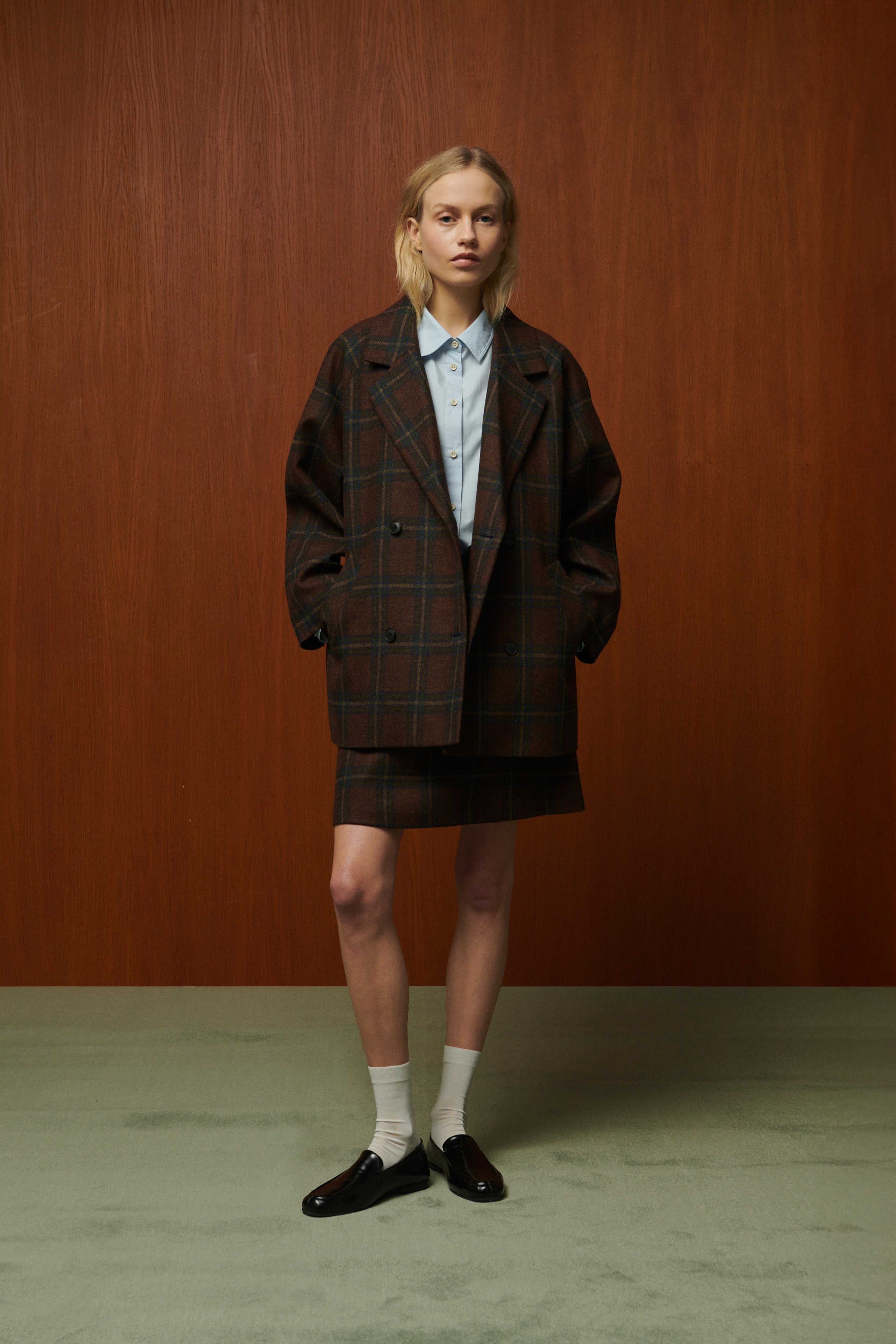 MANTEAU HARRISON A CARREAUX