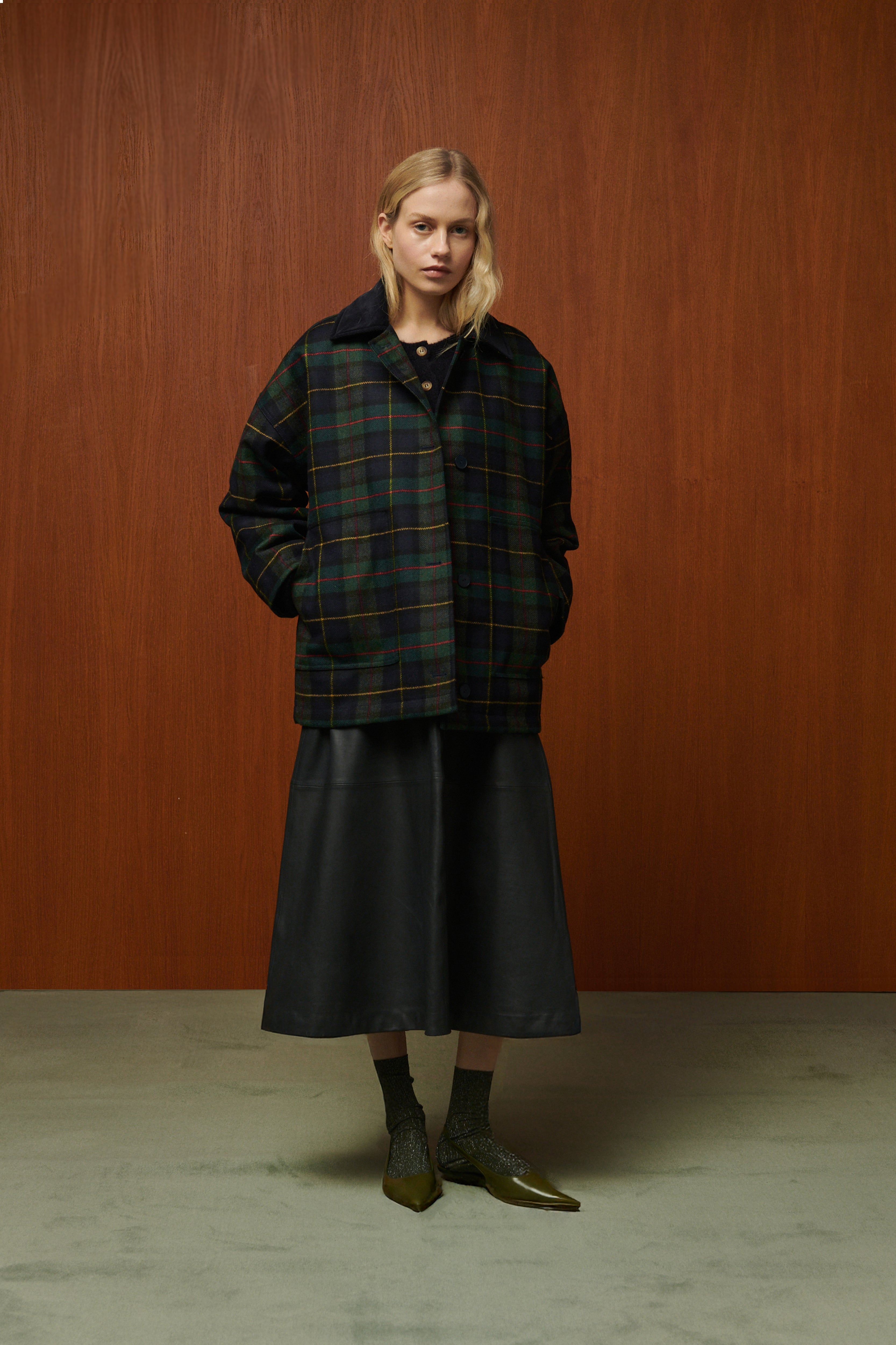 MANTEAU WINONA EN TARTAN