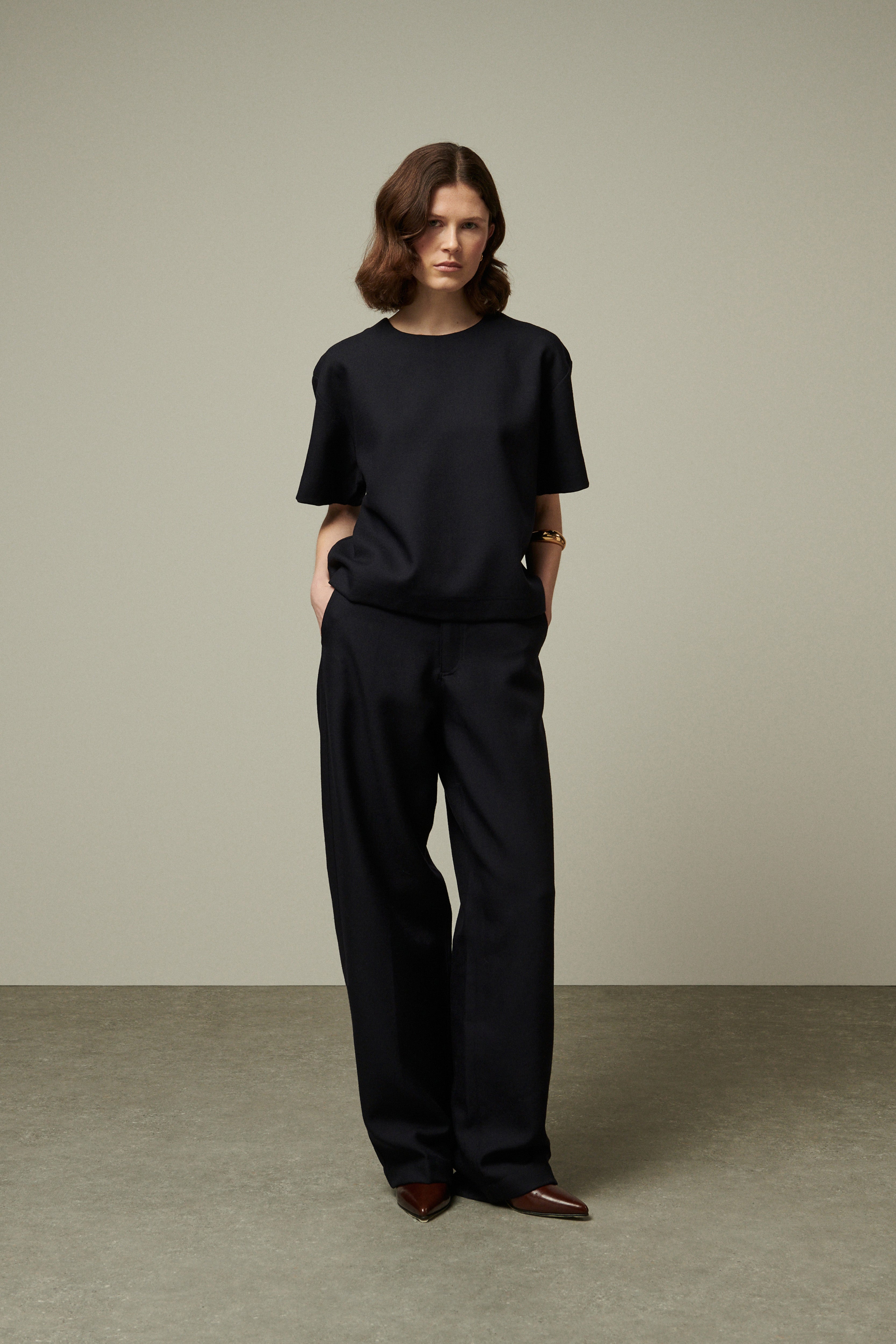 PANTALON CARRY EN LAINE VIERGE