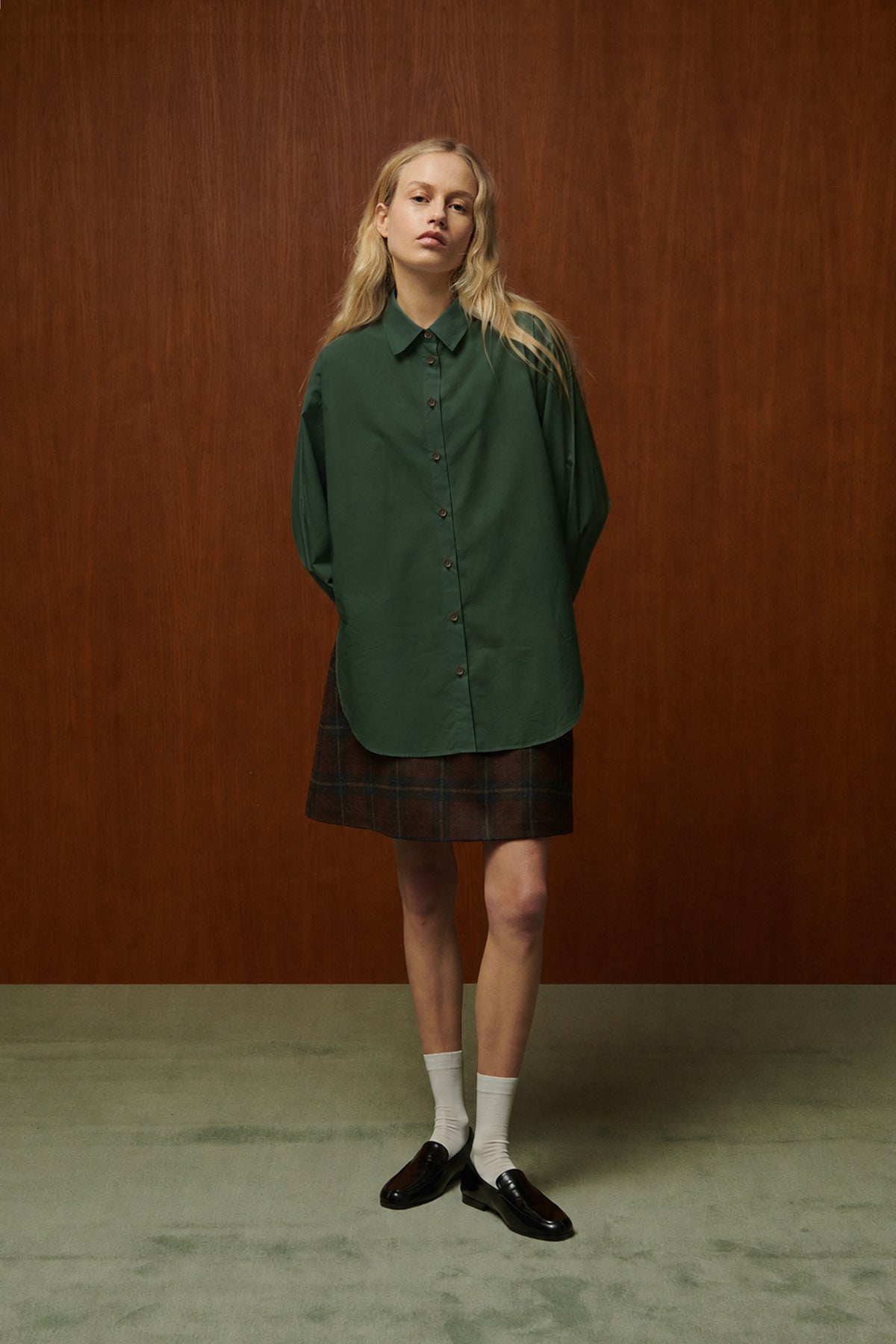 CHEMISE AVA EN POPELINE DE COTON