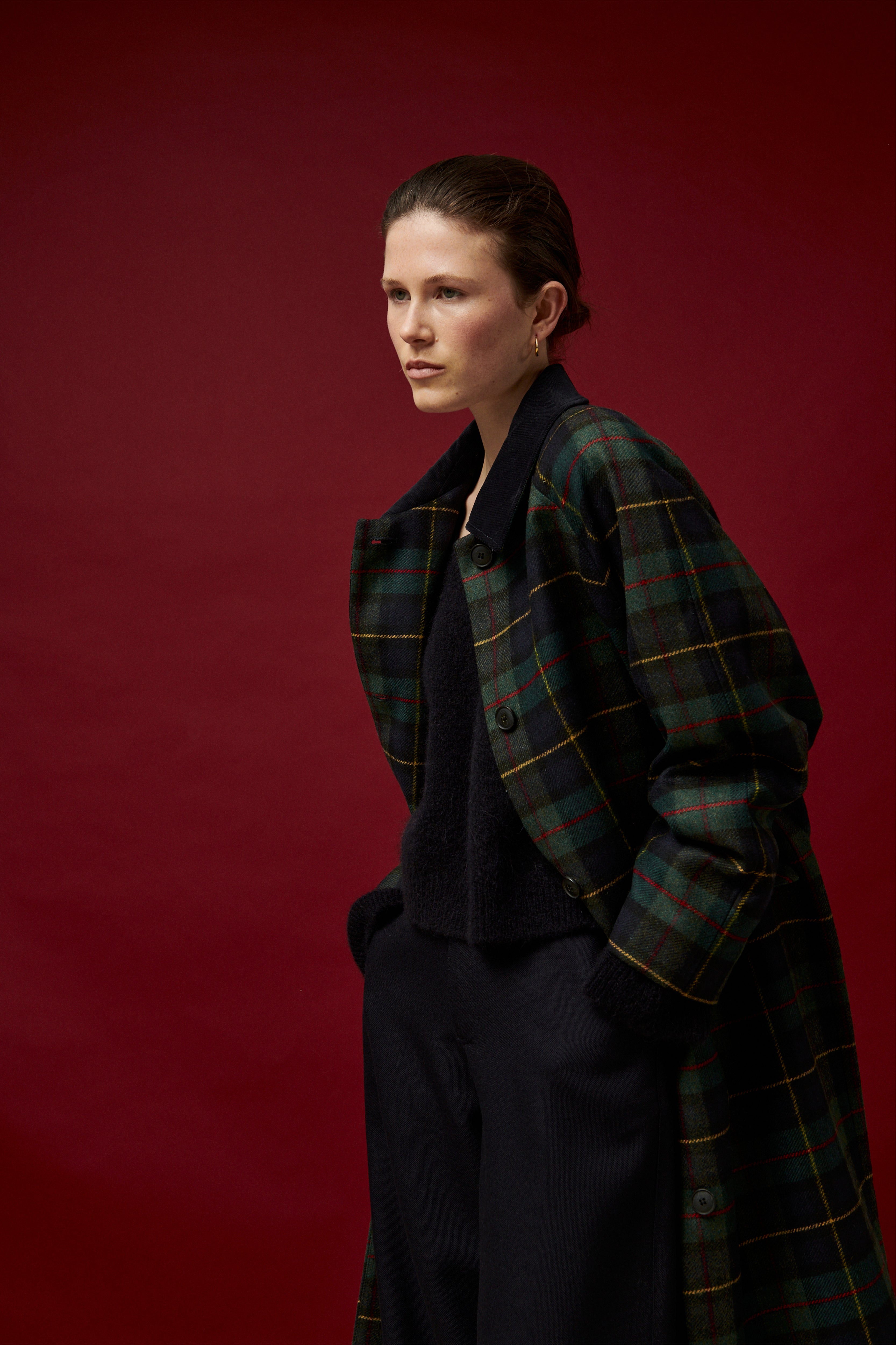 MANTEAU COOPER EN TARTAN