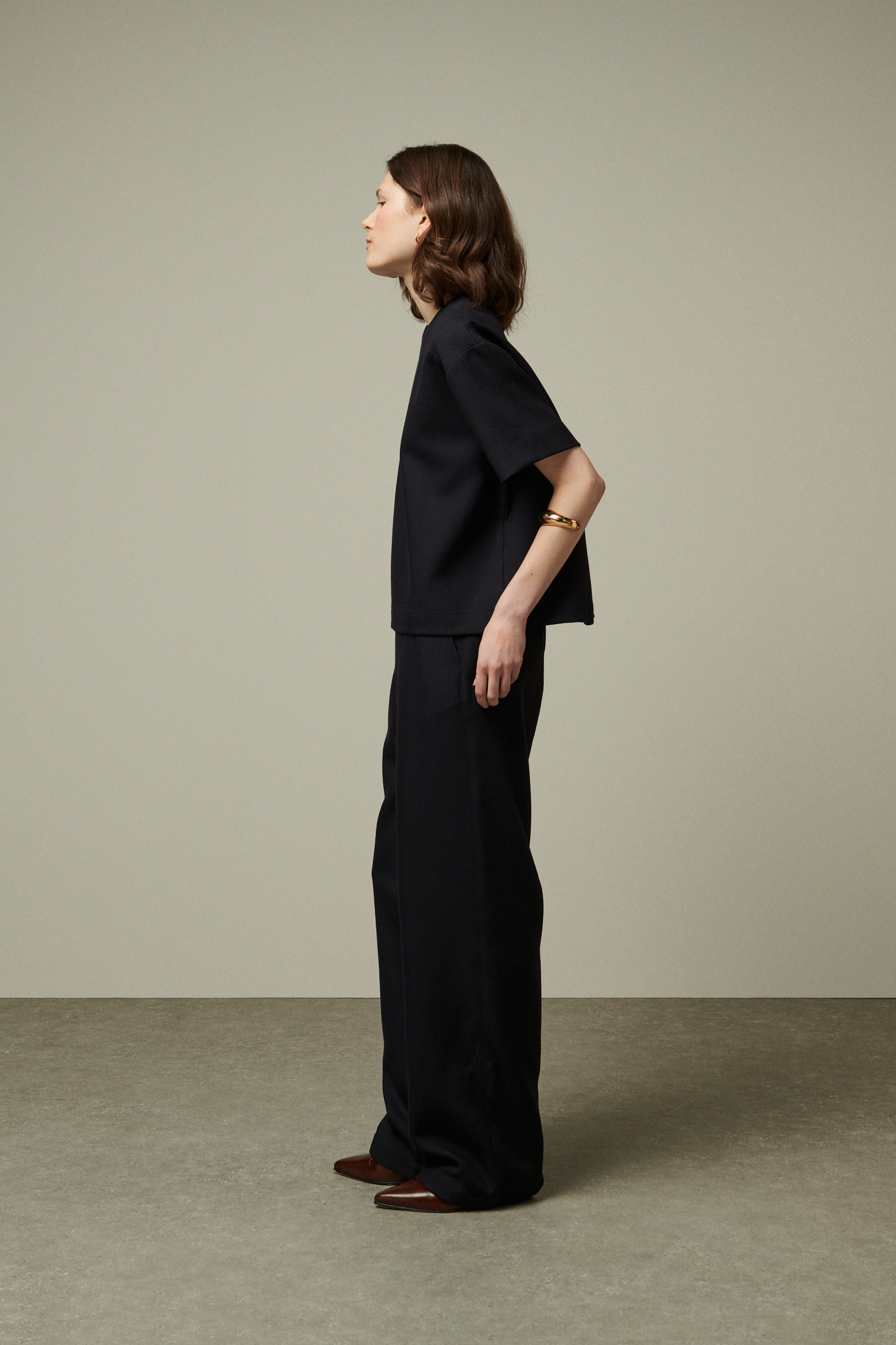 PANTALON CARRY EN LAINE VIERGE