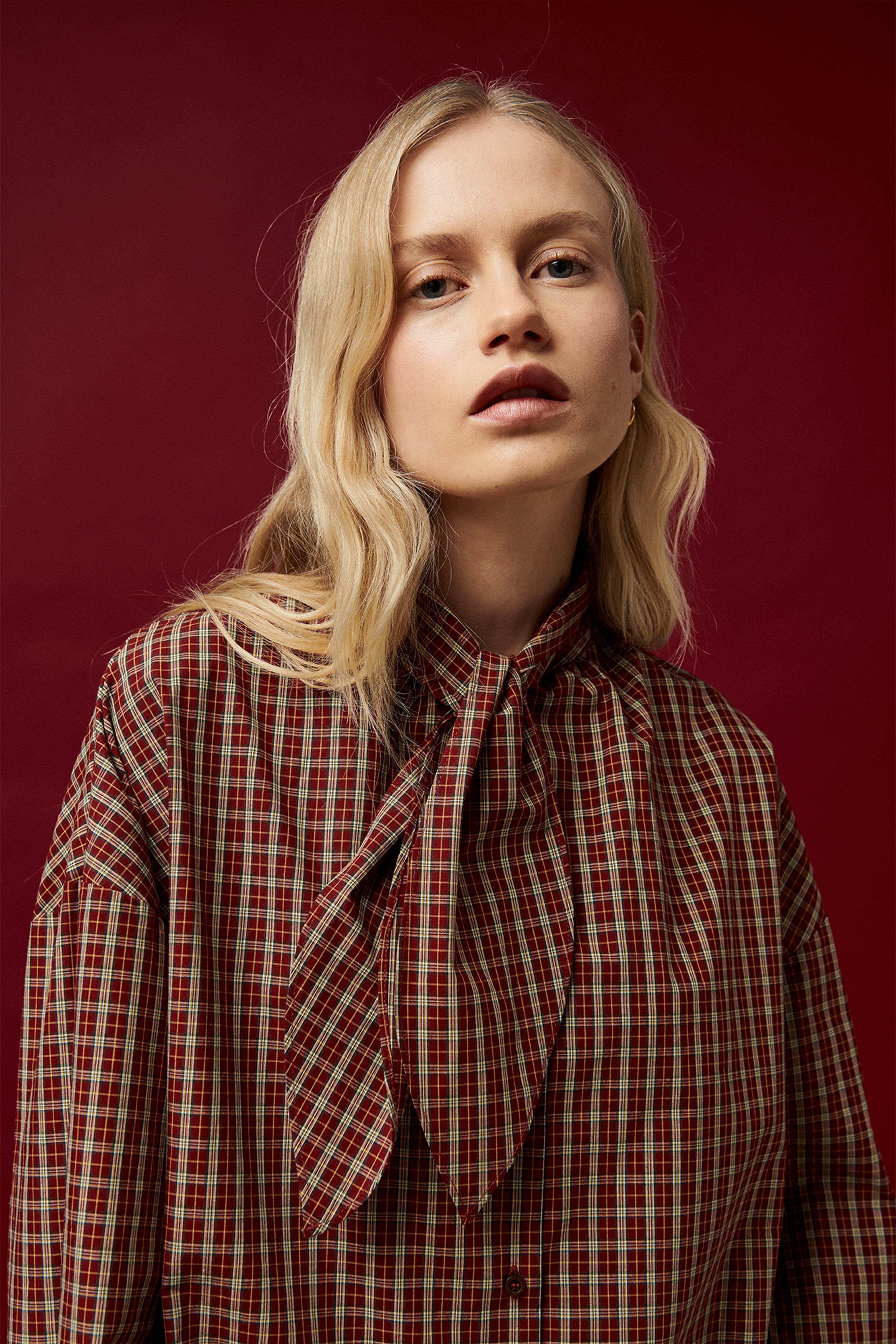 BLOUSE TOM A CARREAUX