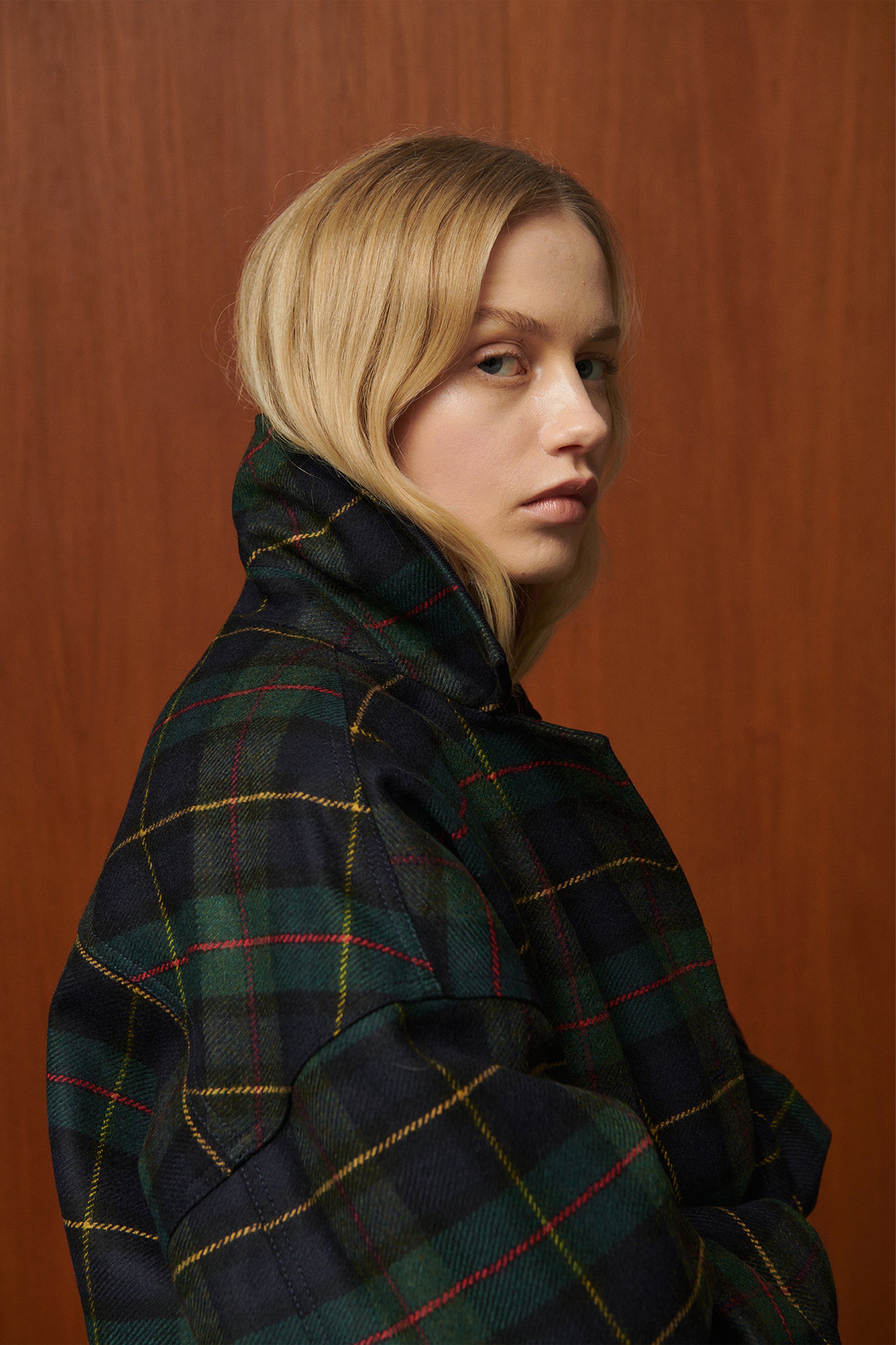 MANTEAU WINONA EN TARTAN